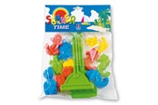 Udendørsleg - Androni Sand mold set with shovel and rake - 3608-0000