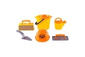 Udendørsleg - Cavallino Toys Cavallino Masonry Bucket Set with Tools and Helmet - 1364CN01