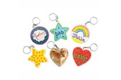 Kreativitet & Hobbyartikler - Colorations - Make Your Own Keychain Set of 12 - CHKEYCHN