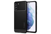 Mobil - Covers & Cases - Spigen Rugged Armor - black - Galaxy S21 - ACS02421