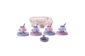 Rolleleg - Cavallino Toys Cavallino Crockery with Dishwashing Rack Pink 30pcs. - 8487SF01