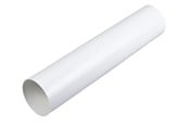 Ventilation - Duka Ventilationsrør Ø100 x 500 mm, hvid - 108780