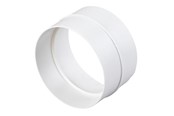 Ventilation - Duka Samlemuffe Ø100 mm, hvid - 127155