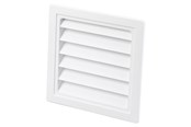 Ventilation - Duka Jalousirist Type 63.3, 150 x 150 mm, hvid - 109031