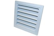 Ventilation - Duka Jalousirist Type 63.3, 150 x 150 mm, grå - 109043