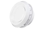Ventilation - Duka Ud- og indblæsningsventil Type 125 VRF, Ø125 mm, hvid - 130621