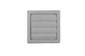 Ventilation - Duka Lamelventil Type 70/10C, 180x180 mm, Ø100 mm, grå - 800533