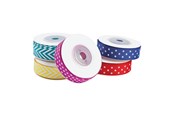 Kreativitet & Hobbyartikler - Colorations - Ribbon with Patterns Set of 5 - CHPATRIB