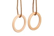 Udendørsleg - Small Foot - Wooden Gymnastic Rings - 11592