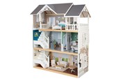 Dukke, bamse og udstyr - Small Foot - Wooden Urban Villa Dollhouse with Accessories 13dlg. - 11802