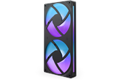 Kabinet Køler - NZXT F240 RGB CORE UNIBODY - 240mm - Kabinet køler - 120mm - Sort - 30 dBA - RF-U24HF-B1