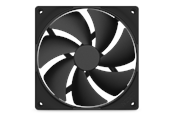 Kabinet Køler - NZXT F140P V2 - Static Pressure - Kabinet køler - 140mm - Sort - 30 dBA - RF-P14SF-B2