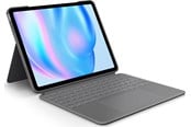 Tastatur - Logitech Combo Touch for iPad Air 13" (M2) - Oxford Grey - Tastatur & Folio sæt - Nordisk - Grå - 920-012616