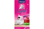Katte - Vitakraft Liquid Snack med okse, inulin og kattegræs - 23521