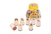 Kreativt Legetøj - Goki Wooden Stamp Set Forest Animals 9pcs. - 15570