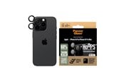Mobil - Andet Tilbehør - PanzerGlass Hoops™ Black Lens Protector iPhone 16 Pro | 16 Pro Max - PANZER1284