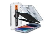 Mobil - Beskyttelsesglas - Spigen Glass tR EZ Fit Transparency Sensor Open Privacy 2 Pack - iPhone 16e/14/13/13 Pro - AGL03388