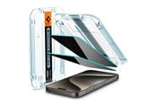 Mobil - Beskyttelsesglas - Spigen Glass tR EZ Fit HD Privacy 1 Pack - iPhone 15 Pro Max - AGL07118