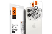 Mobil - Andet Tilbehør - Spigen Glass tR EZ Fit Optik Pro 2 Pack - white tita - iPhone 17/16/15 Pro / 17/16/15 Pro Max - AGL07165