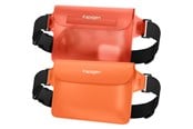 Mobil - Andet Tilbehør - Spigen Aqua Shield WaterProof Waist Bag A620 2 Pack - sunset orange - AMP06021