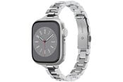 Smartwatch - Tilbehør - Spigen Modern Fit 316L Band - silver - Apple Watch 42mm/41mm/40mm/38mm - AMP06357