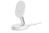 Mobil - Adaptere & Opladere - Belkin BoostCharge Pro wireless charging stand - magnetic convertible with Qi2 - 15 Watt - WIA008BTWH