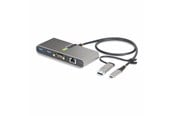 USB hub - StarTech.com 2-Port USB-C/USB-A Hub with GbE and RS232 Serial 2x USB-A - hub - 2 ports USB hub - 2 ports - Grå - 5G2A1SGBB-USB-C-HUB