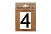 Postkasser - MEFA Folietal 4, Sort - A13114