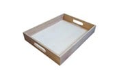 Kreativitet & Hobbyartikler - Playwood Tray Straight Pauwlownia Wood - sl088A