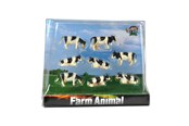 Figur - Kids Globe Cows Black/White 8 pcs. 1:87 - 571878
