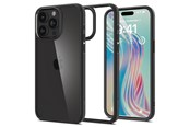 Mobil - Covers & Cases - Spigen Crystal Hybrid - matte black - iPhone 15 Pro - ACS06474