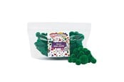 Kreativitet & Hobbyartikler - Colorations - Pom Poms Green 100pcs. - CHPOMGR