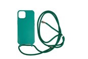 Mobil - Covers & Cases - Mobile Origin Lanyard Case - dark green - iPhone 14 - LYC-S-GRN-14
