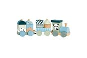 Babylegetøj - Eichhorn Wooden Block Train Panda 16 pieces. - 100003804