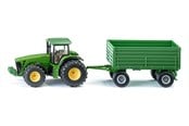 Legetøjsbil - SIKU 1:50 Traktor med Trailer - S-1953