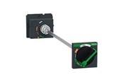 Komponenter til tavler og kasser - Schneider Electric Forlænget drejegreb, ComPacT NSX 100/160/250, sort greb, aksellængde 185 til 600 mm, IP55 - LV429338T