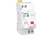 Komponenter til tavler og kasser - Schneider Electric Resi9 XP RCBO/kombiafbryder 1PN C-karakteristik 10A 6kA 30mA klasse A 36mm - R9D55610