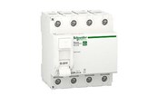 Komponenter til tavler og kasser - Schneider Electric Resi9 XP RCD/HPFI fejlstrømsafbryder 4P 63A 30mA klasse A 72mm - R9R35463