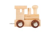Trælegetøj - Small Foot - Wooden Letter Train Locomotive - 7486