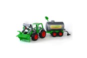 Legetøjsbil - Cavallino Toys Cavallino Tractor with Front Loader and Tanker - 8794
