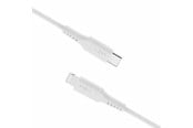 USB kabel - FIXED LIQUID Silicone - USB-C <-> Lightning - 2m - Hvid - FIXDLS-CL2-WH