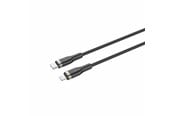 USB kabel - FIXED METAL - USB-C <-> Lightning - 2m - Sort - FIXDB-CL2-BK