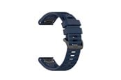 Smartwatch - Tilbehør - FIXED Silikone rem til Garmin QuickFit 22 mm Mørkeblå - FIXSST-QF22MM-BL
