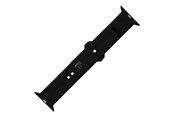 Smartwatch - Tilbehør - FIXED Silikone rem SET til Apple Watch 42/44/45mm Sort - FIXSST2-434-BK