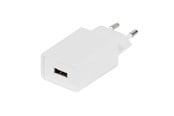 Mobil - Adaptere & Opladere - Vivanco Hjemmeoplader 2.1A + MicroUSB kabel Hvid - 4008928626728