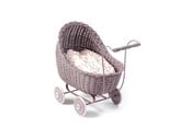 Dukke, bamse og udstyr - Smallstuff - Doll Stroller - Dark Rose *DEMO* - 51001-07