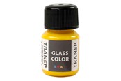 Kreativt Legetøj - Creativ Company Glass Color Transparent Paint - Lemon Yellow 30ml - 31671