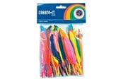 Kreativitet & Hobbyartikler - Haza Witbaard Colored Feathers 100pcs. - 192322