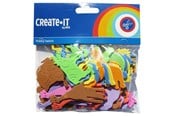 Kreativitet & Hobbyartikler - Haza Witbaard Foam stickers Animals 64 pcs. - 192300