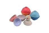 Babylegetøj - Johntoy Happy World Bio Stacking Balls - 22285